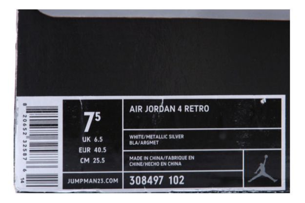 air jordan 4 retro pure money white metallic silver shoes for sale online - Click Image to Close