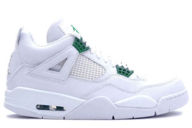 air jordan 4 retro white chrome green shoes for sale online - Click Image to Close