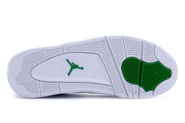air jordan 4 retro white chrome green shoes for sale online