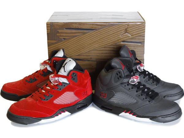 Air Jordan 5 Raging Bull Pack Varsity Red Black Package On Sale