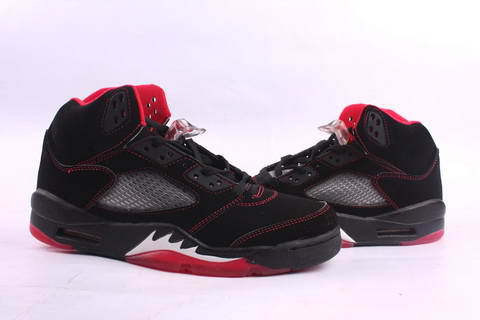 air jordan 5 retro black red fire white shoes for sale online - Click Image to Close