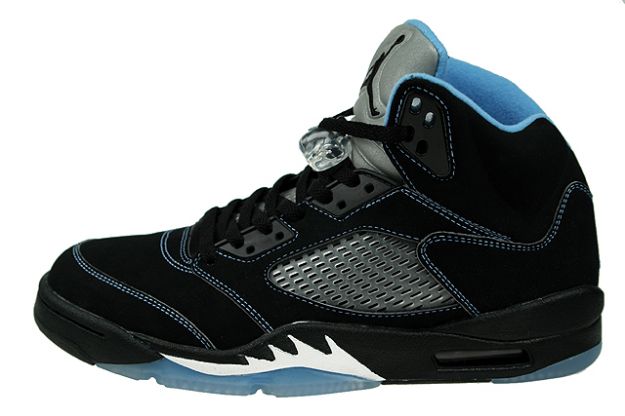 air jordan 5 retro black university blue white shoes for sale online