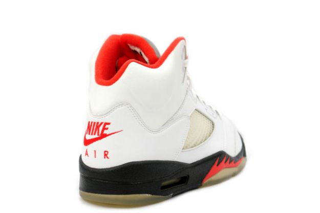 air jordan 5 retro fire red white black fire red shoes for sale online - Click Image to Close