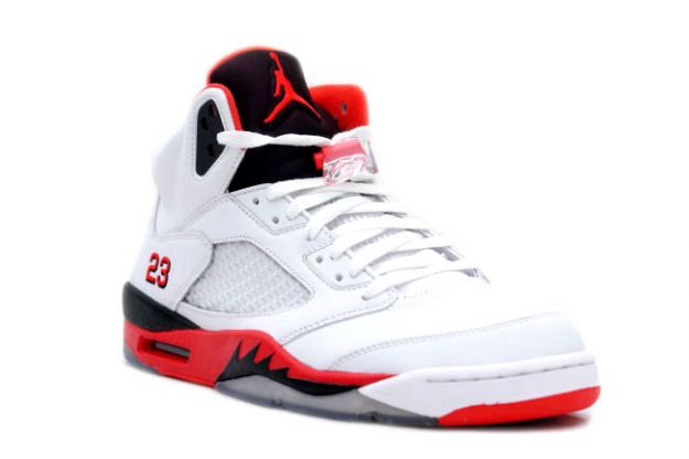 air jordan 5 retro fire red white fire red black shoes for sale online