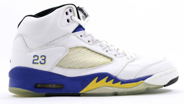 air jordan 5 retro laney white varsity royal varsity maize shoes for sale online