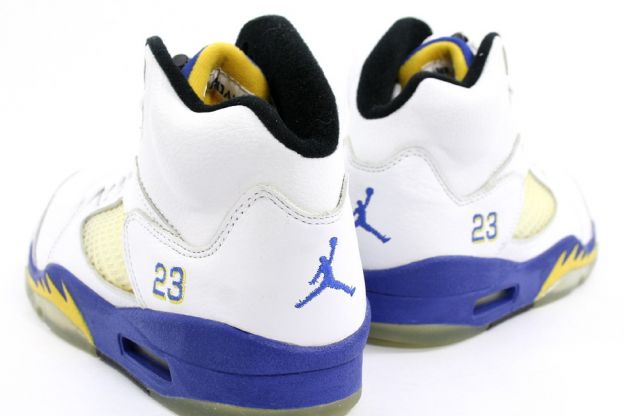 air jordan 5 retro laney white varsity royal varsity maize shoes for sale online