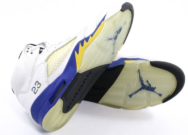 air jordan 5 retro laney white varsity royal varsity maize shoes for sale online - Click Image to Close