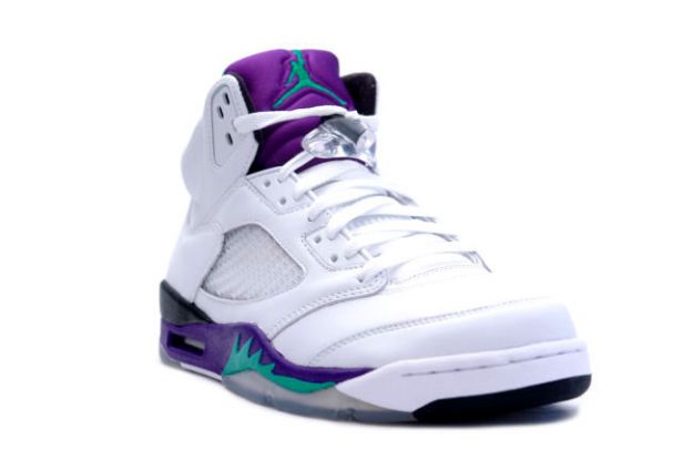 air jordan 5 retro white grape ice new emerald shoes for sale online
