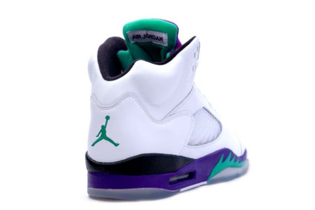 air jordan 5 retro white grape ice new emerald shoes for sale online