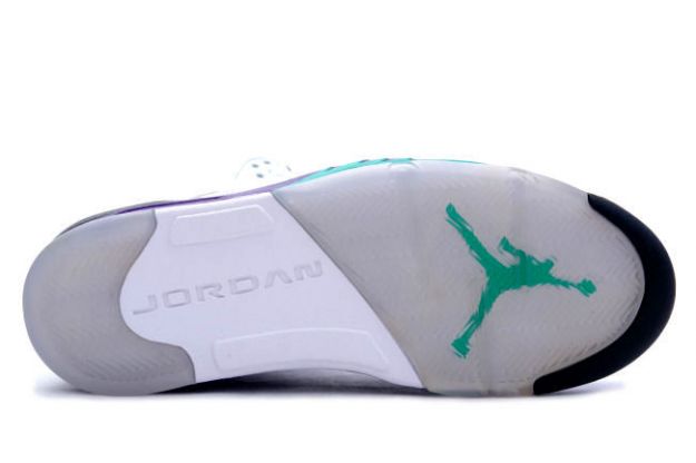 air jordan 5 retro white grape ice new emerald shoes for sale online