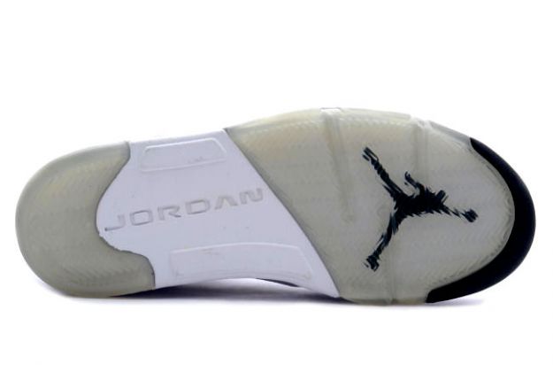 air jordan 5 retro white metallic silver black shoes for sale online