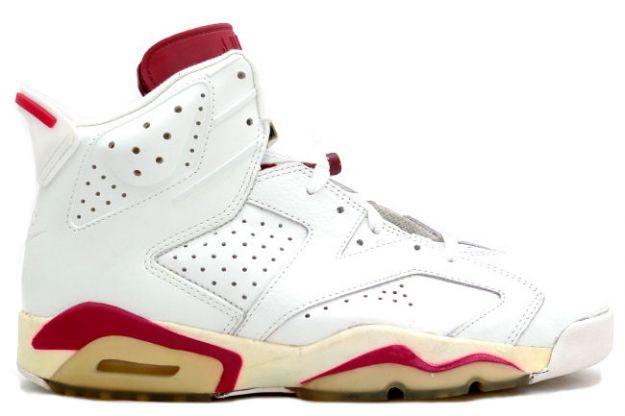 cheap air jordan 6 original og off white maroon shoes - Click Image to Close