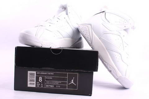 cheap air jordan 7 retro all white shoes