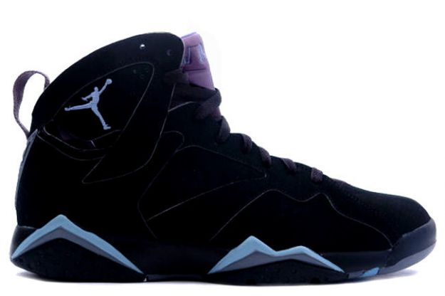 cheap air jordan 7 retro black chambray light graphite shoes - Click Image to Close