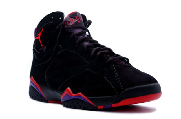 cheap air jordan 7 retro black dark charcoal true red shoes