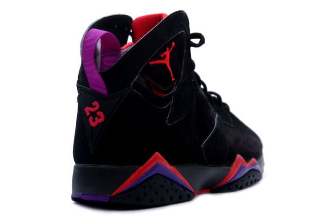 cheap air jordan 7 retro black dark charcoal true red shoes