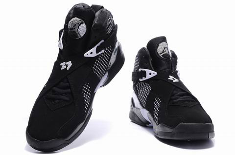 air jordan 8 retro black grey shoes - Click Image to Close