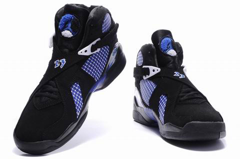 air jordan 8 retro black true blue shoes