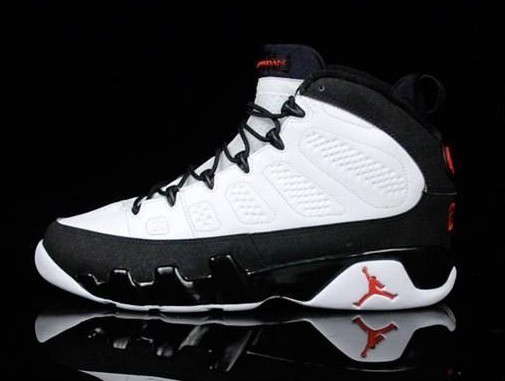 air jordan 9 original og white black true red - Click Image to Close