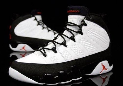 air jordan 9 original og white black true red