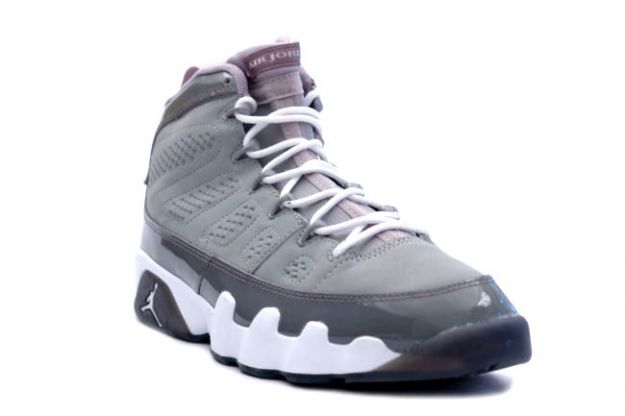 air jordan 9 retro medium grey white cool grey shoes